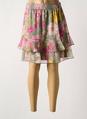 Jupe courte marron MARC AUREL pour femme