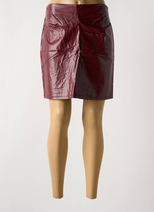 Jupe courte rouge AN' GE pour femme