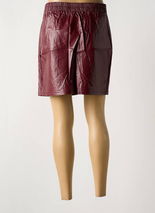 Jupe courte rouge AN' GE pour femme