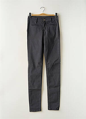 Jeans coupe slim stretch taille normale gris DENIM STUDIO femme