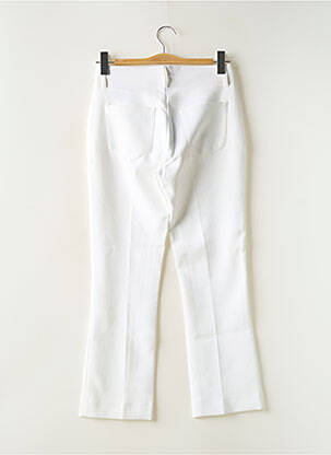 Pantalon flare stretch blanc DENIM STUDIO femme
