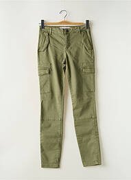 Pantalon cargo taille basse taille basse vert YAYA femme