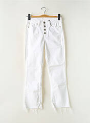 Jeans coupe slim blanc DENIM STUDIO pour femme seconde vue