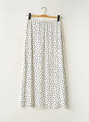 Jupe longue blanc FIVE pour femme