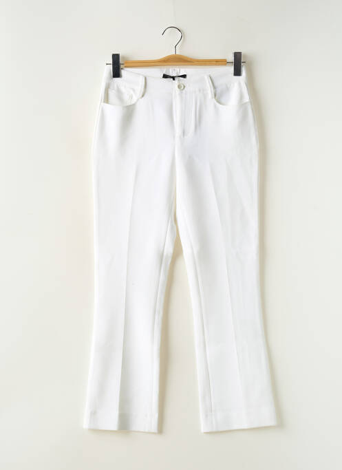 Pantalon flare stretch blanc DENIM STUDIO femme