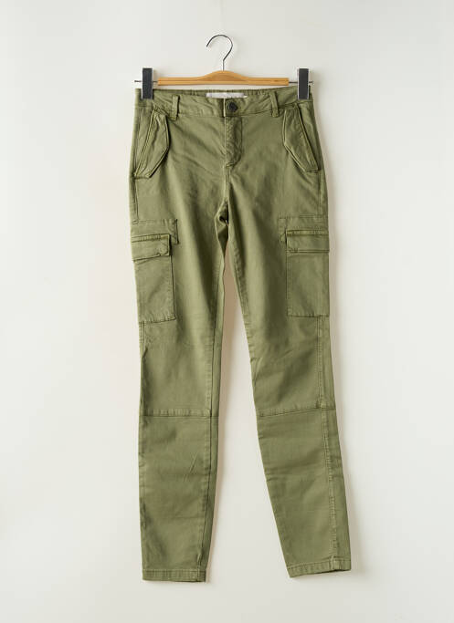 Pantalon cargo taille basse taille basse vert YAYA femme