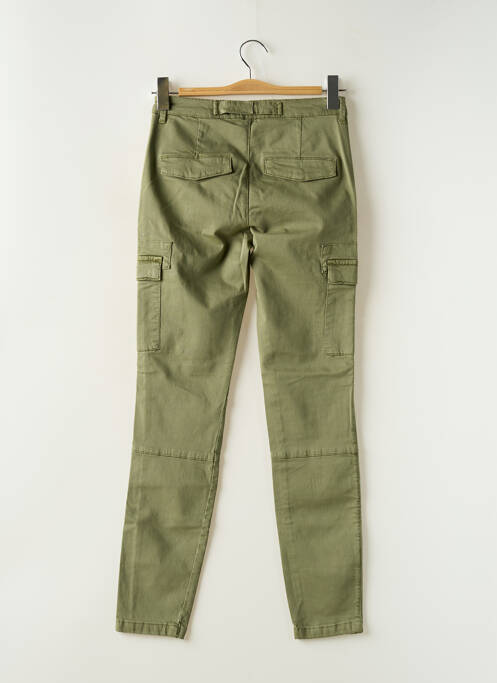 Pantalon cargo taille basse taille basse vert YAYA femme