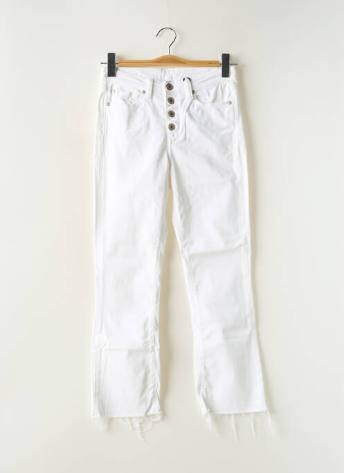 Jeans coupe slim blanc DENIM STUDIO pour femme