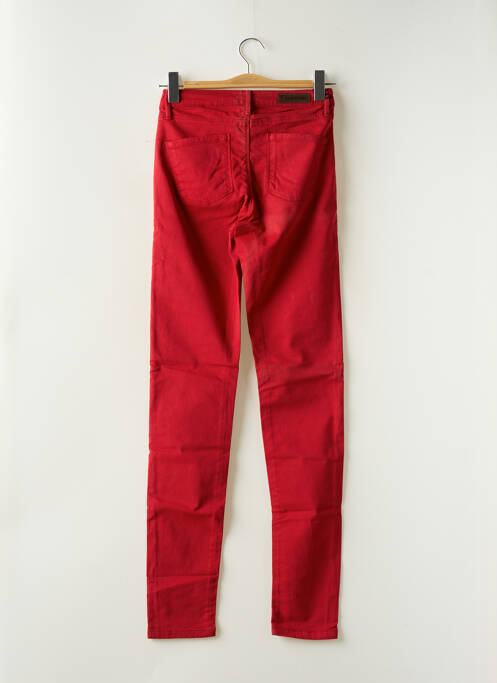 Jeans coupe slim rouge DENIM STUDIO pour femme