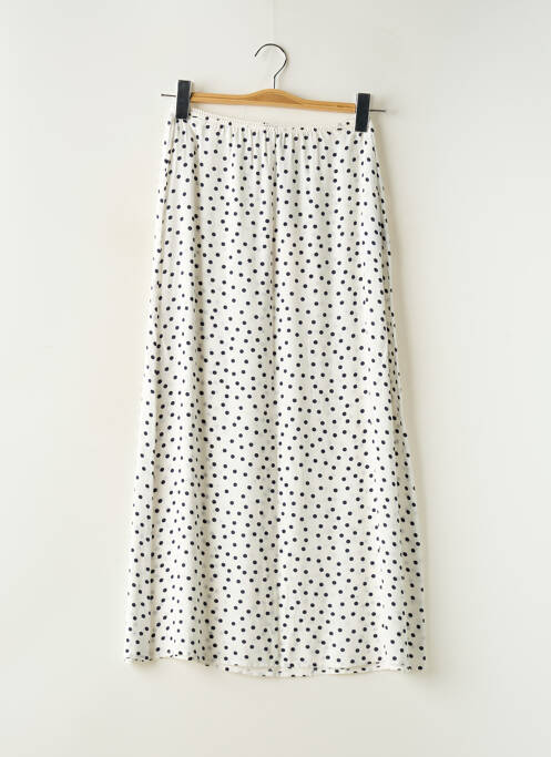 Jupe longue blanc FIVE pour femme