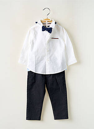 Ensemble pantalon coupe droite blanc MAYORAL garcon