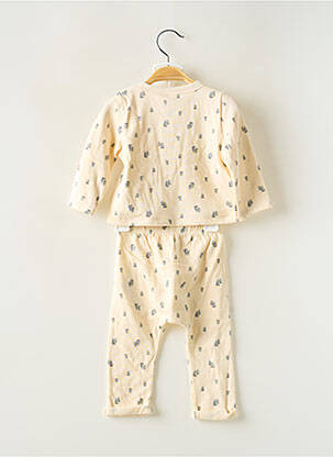 Ensemble pantalon maille fine beige PETIT BATEAU garçon