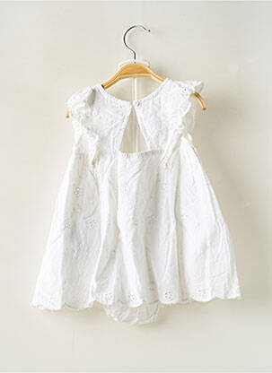 Ensemble short coupe boule blanc LOSAN fille