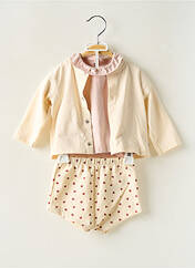 Ensemble short beige PETIT BATEAU pour fille seconde vue