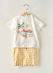 Ensemble short blanc LOSAN pour garçon seconde vue