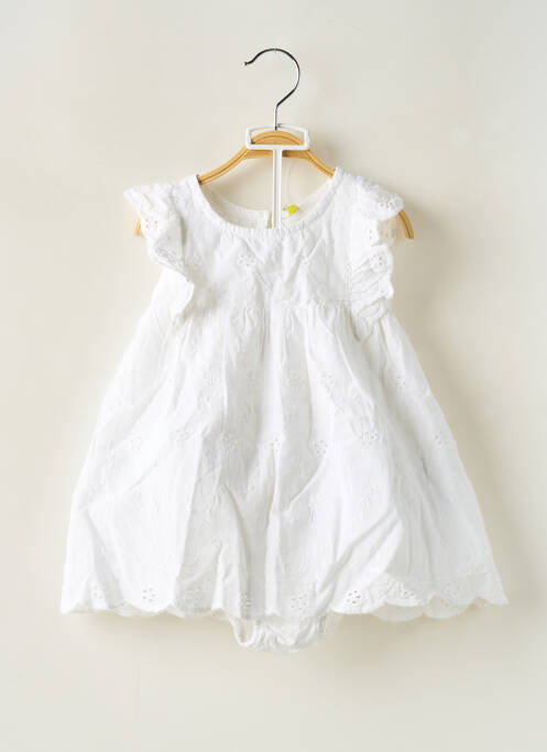 Ensemble short coupe boule blanc LOSAN fille