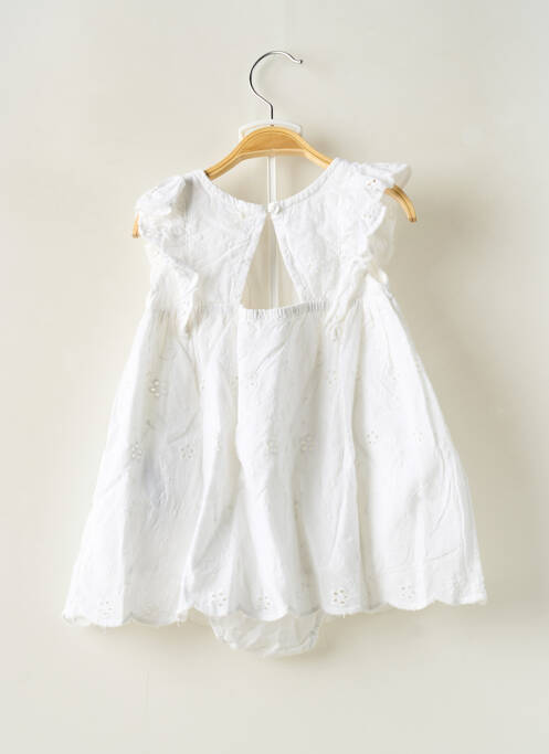 Ensemble short coupe boule blanc LOSAN fille