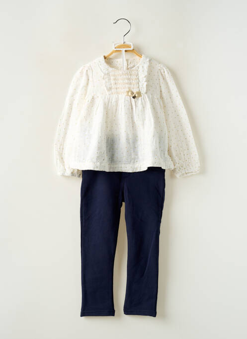 Ensemble pantalon blanc MAYORAL pour fille