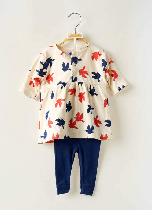 Ensemble pantalon bleu PETIT BATEAU pour fille