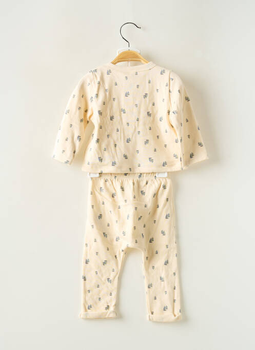 Ensemble pantalon beige PETIT BATEAU pour garçon