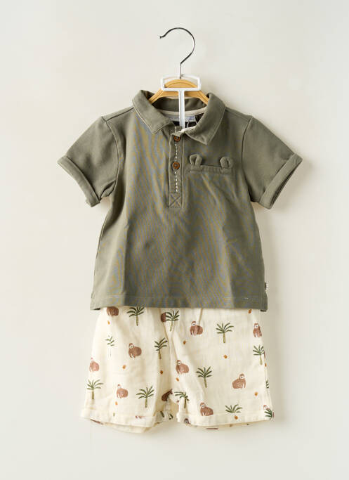 Ensemble short vert NOUKIE'S pour garçon