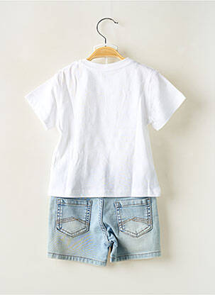 Ensemble short coupe droite bleu MAYORAL garçon