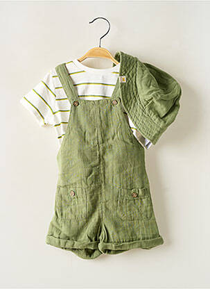 Ensemble pantalon coupe droite vert MAYORAL garcon