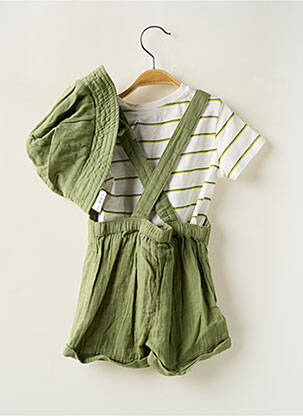 Ensemble pantalon coupe droite vert MAYORAL garcon