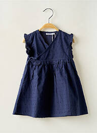 Robe mi-longue manches courtes manches courtes bleu NOUKIE'S fille