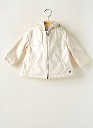 Imperméable poches a capuche beige MAYORAL fille