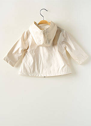 Imperméable col v a capuche beige MAYORAL fille