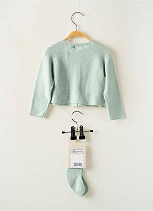 Gilet manches longues coupe droite bleu MAYORAL fille
