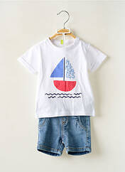 Ensemble short bleu LOSAN pour garçon seconde vue