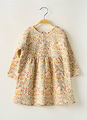 Robe mi-longue beige PETIT BATEAU pour fille seconde vue