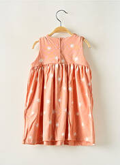 Robe mi-longue orange PETIT BATEAU pour fille seconde vue