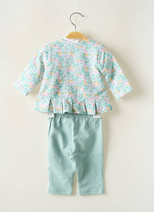 Ensemble de sport taille élastique vert MAYORAL fille