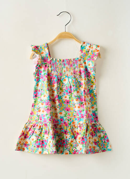 Robe mi-longue rose MAYORAL pour fille