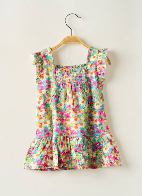 Robe mi-longue rose MAYORAL fille