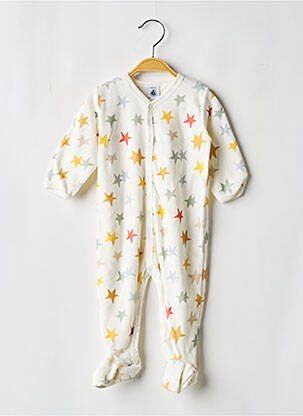 Pyjama manches longues blanc PETIT BATEAU enfant