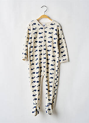 Pyjama fermeture pressionnée bleu PETIT BATEAU fille
