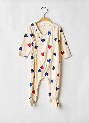 Pyjama manches longues beige PETIT BATEAU enfant