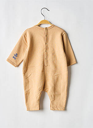 Combi-pantalon coupe droite manches longues beige PETIT BATEAU enfant