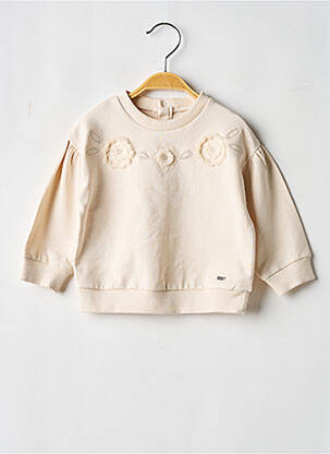 Sweat-shirt manches longues manches longues beige MAYORAL fille