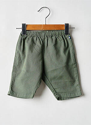 Pantalon droit poches taille élastique vert PETIT BATEAU garcon
