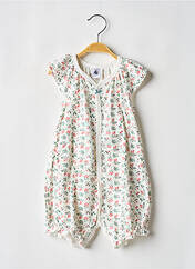 Combishort blanc PETIT BATEAU pour fille seconde vue