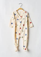 Pyjama beige PETIT BATEAU pour fille seconde vue