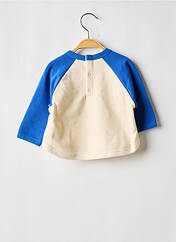 Sweat-shirt beige PETIT BATEAU pour garçon seconde vue