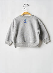Sweat-shirt gris PETIT BATEAU pour garçon seconde vue