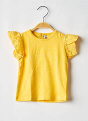 Top jaune LOSAN pour fille seconde vue