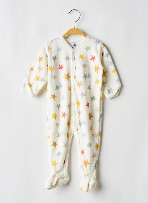Pyjama manches longues blanc PETIT BATEAU enfant